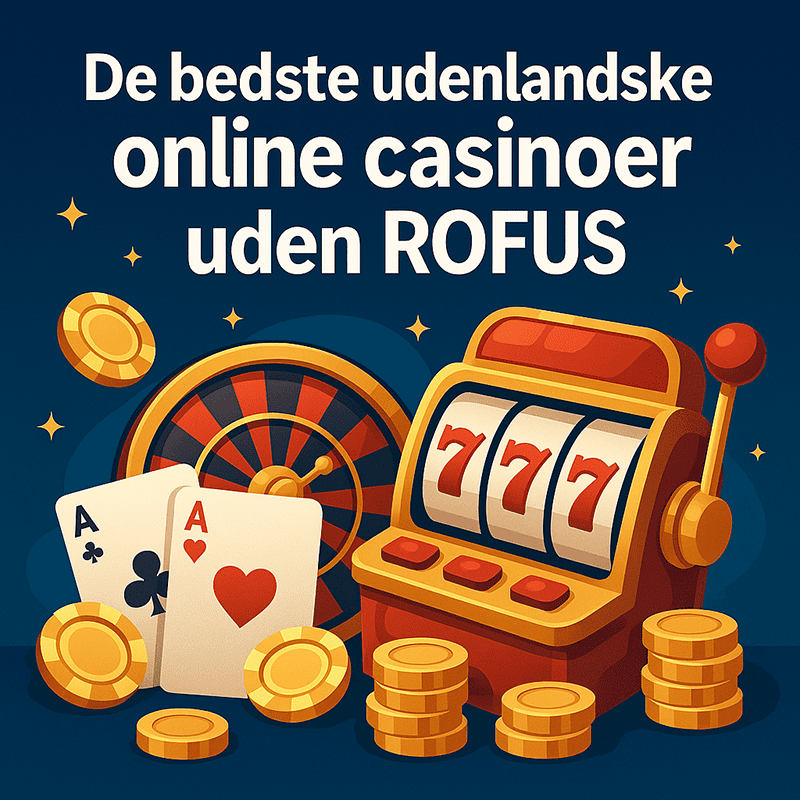 Bedste udenlandske online casinoer uden ROFUS med spillemaskine og kort
